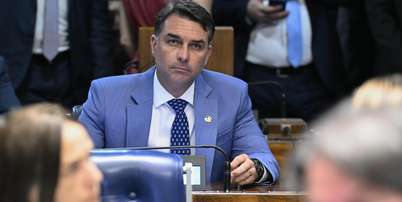 Flávio Bolsonaro afirma que MP das bets é atitude 'hipócrita, eleitoreira e populista' Foto: Carlos Moura/Agência Senado