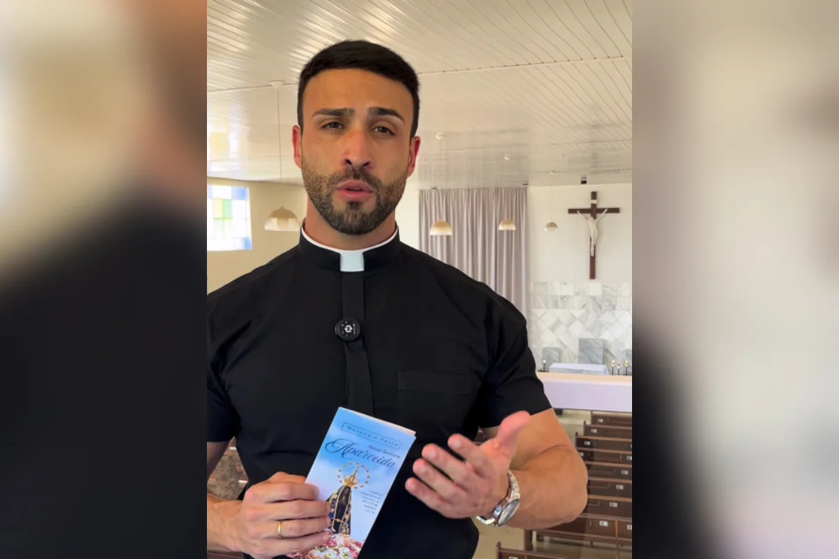 Padre viraliza em MG e paróquia fecha comentários após elogios: "Pequei"
