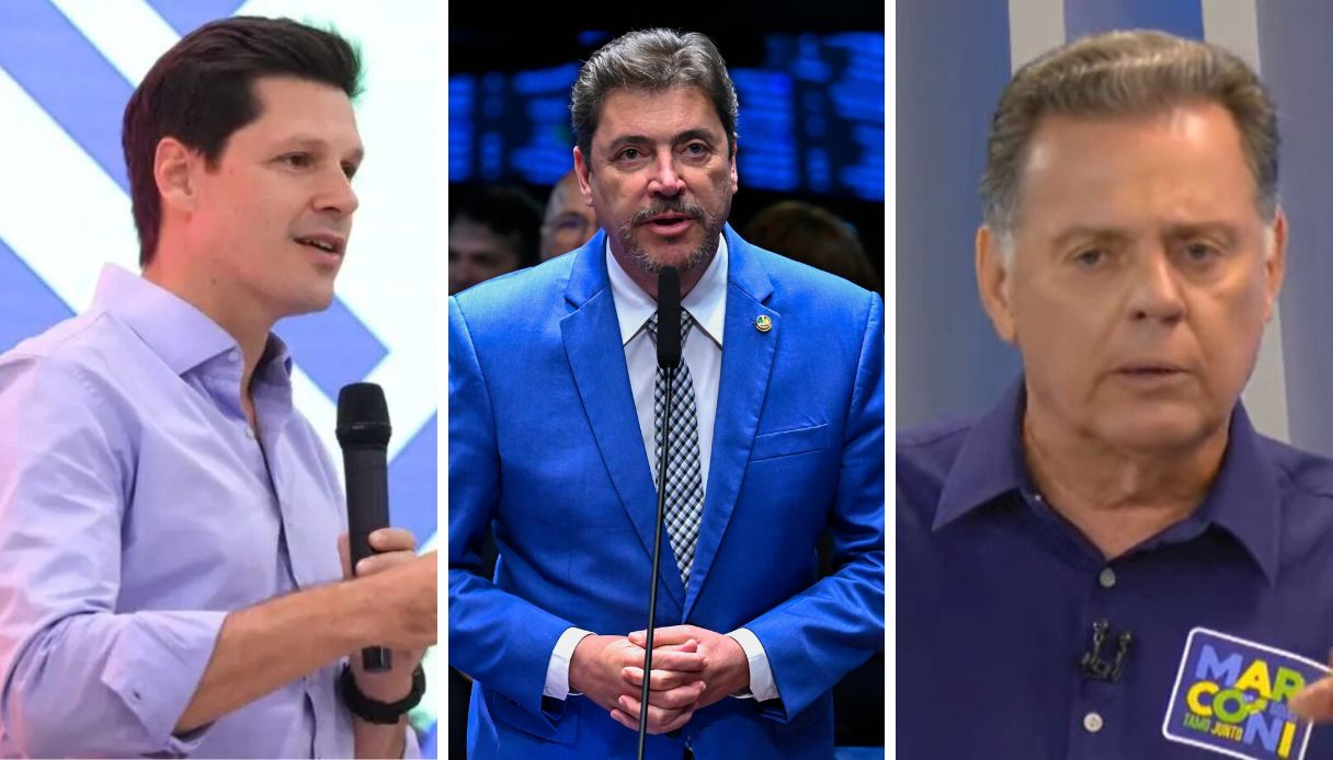 Goiás: Daniel Vilela tem 41,4% das intenções de voto no 1º turno, Wilder, 29%, e Marconi 13%, diz Veritá