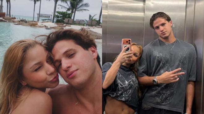 Flávia Saraiva celebra 27 anos com declaração de amor do goleiro Felipe Carneiro