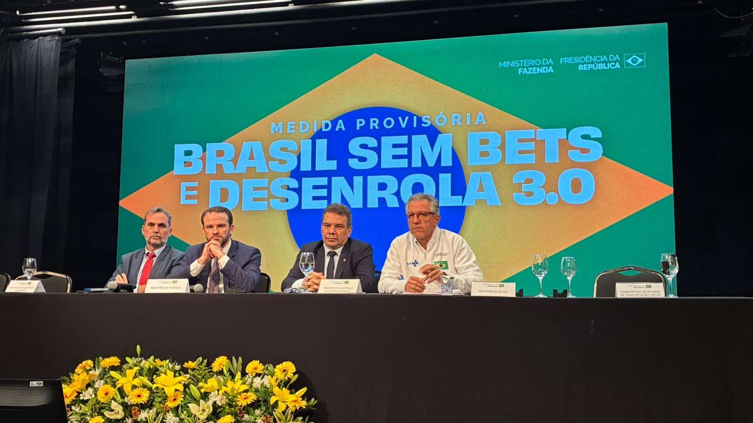 Anúncio de medidas "Brasil sem bets" que aconteceu nesta sexta-feira, 25, em evento em São Paulo