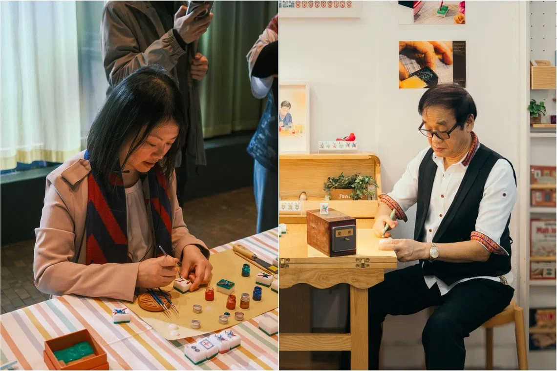 mahjong tile carving, traditional crafts, Hong Kong art