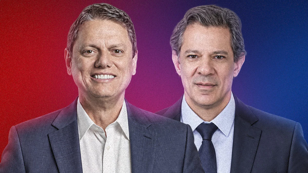 Disputa em SP: Tarcísio e Haddad se enfrentam em debate na TV nesta terça