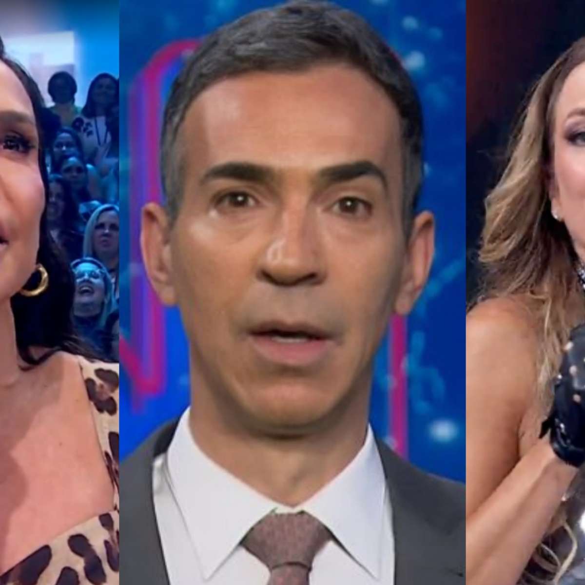 Ivete Sangalo fala no 'Domingão' sobre intimidade de Ticiane Pinheiro e César Tralli: 'Você mordia'