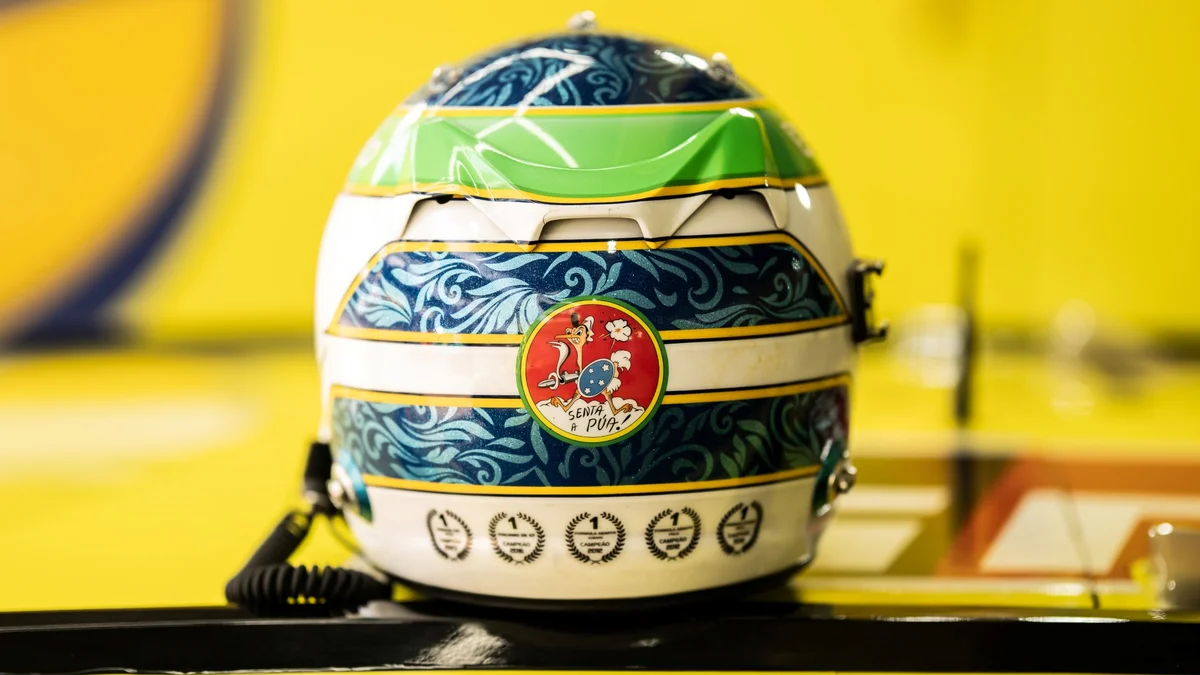 Stock Car: Nicolas Costa homenageia avô no capacete na etapa de Brasília