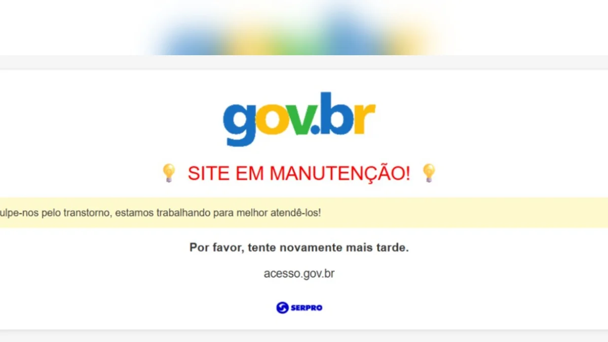 Usuários relatam instabilidade no gov.br nesta segunda (28/9)