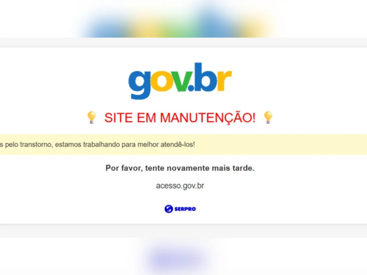 Usuários relatam instabilidade no gov.br nesta segunda (28/9)
