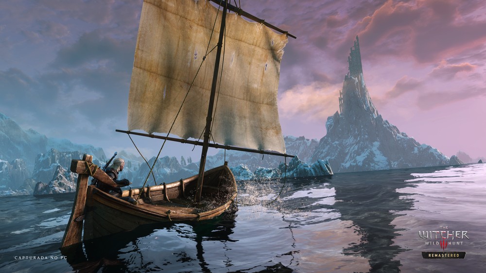 Em The Witcher 3: Wild Hunt - Remastered, é possível deixar o barco mais rápido e inquebrável — Foto: Divulgação/CD Projekt Red