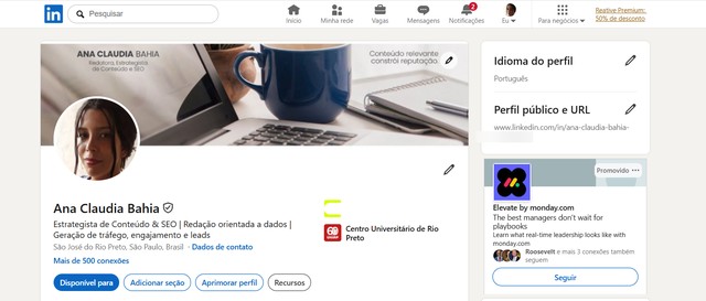 Como personalizar a URL do LinkedIn para facilitar buscas e candidaturas