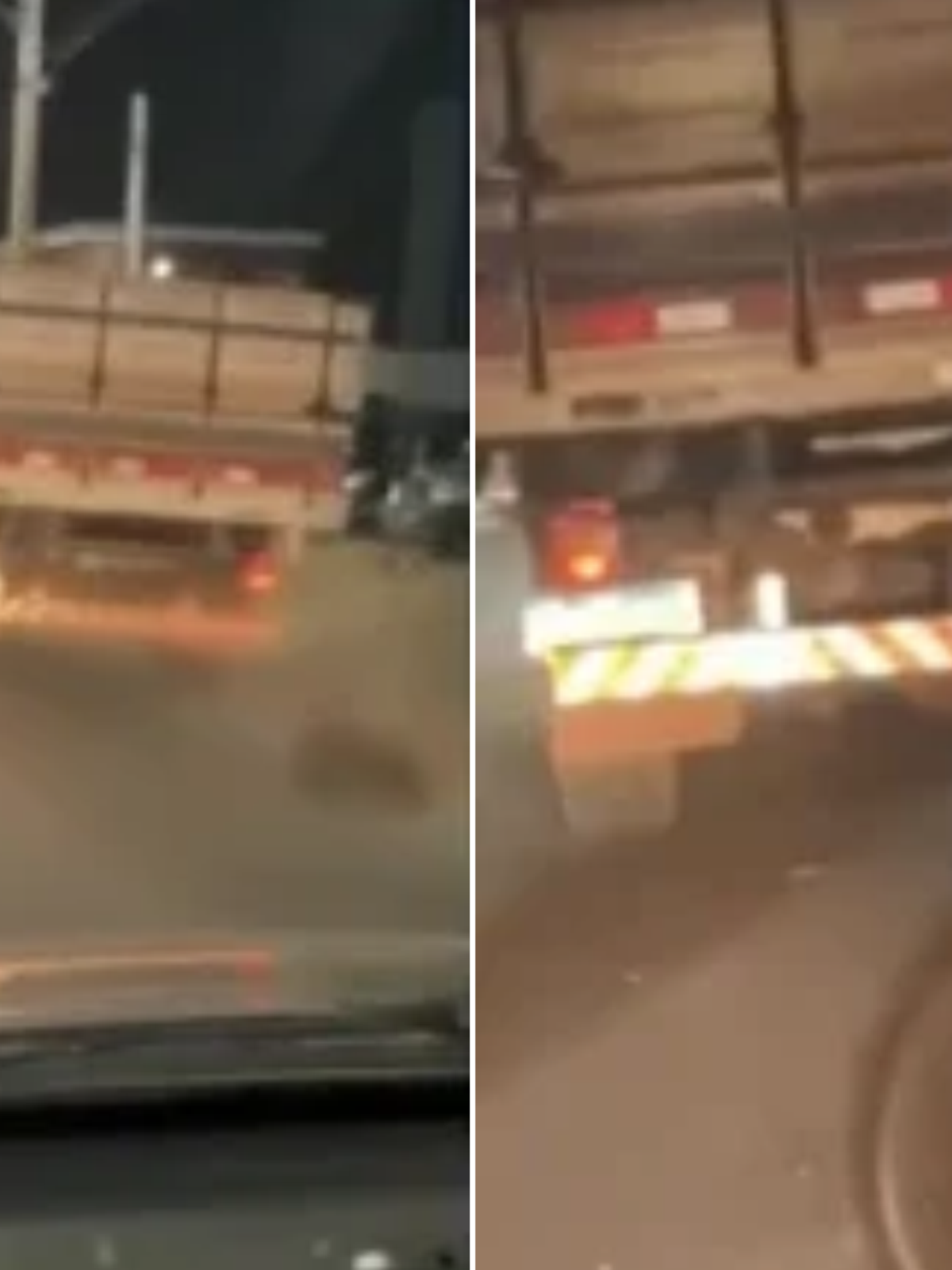 Caminhoneiro é filmado arrastando cachorro amarrado no veículo no interior de SP