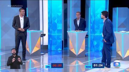 Debate RJ: William Siri (Psol) pergunta para Douglas Ruas (PL) sobre escala 6x1