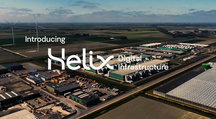 A promotion image of Helix Digital Infrastructure / Captured from Helix Digital Infrastructure website