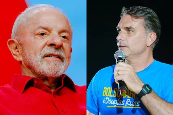 Lula tem 60% e Flávio Bolsonaro marca 26% no 1º turno, em PE, diz Real Time