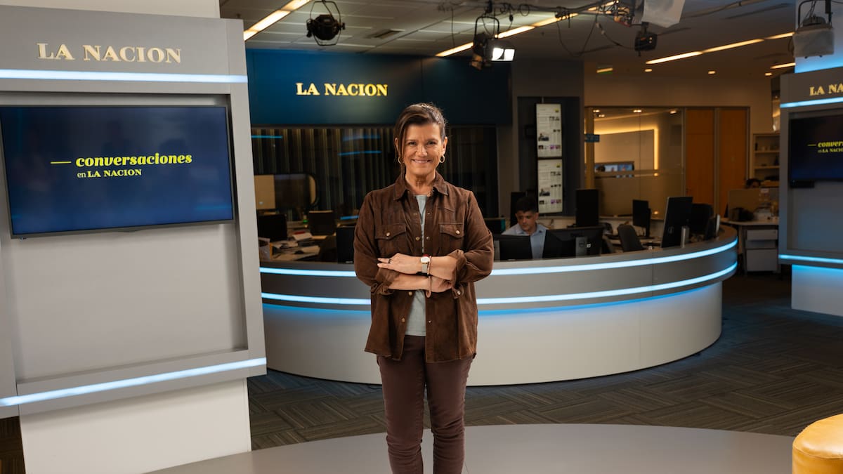 La escritora chilena Pilar Sordo en la redacción de La Nacion