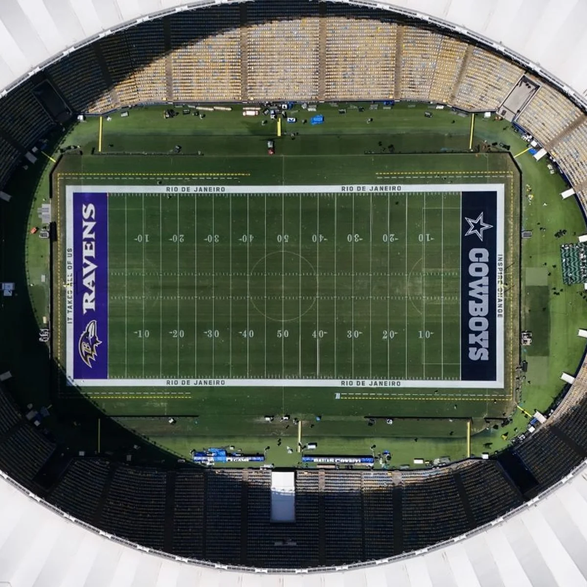 Ravens e Cowboys se enfrentam no primeiro jogo da NFL no Rio de Janeiro