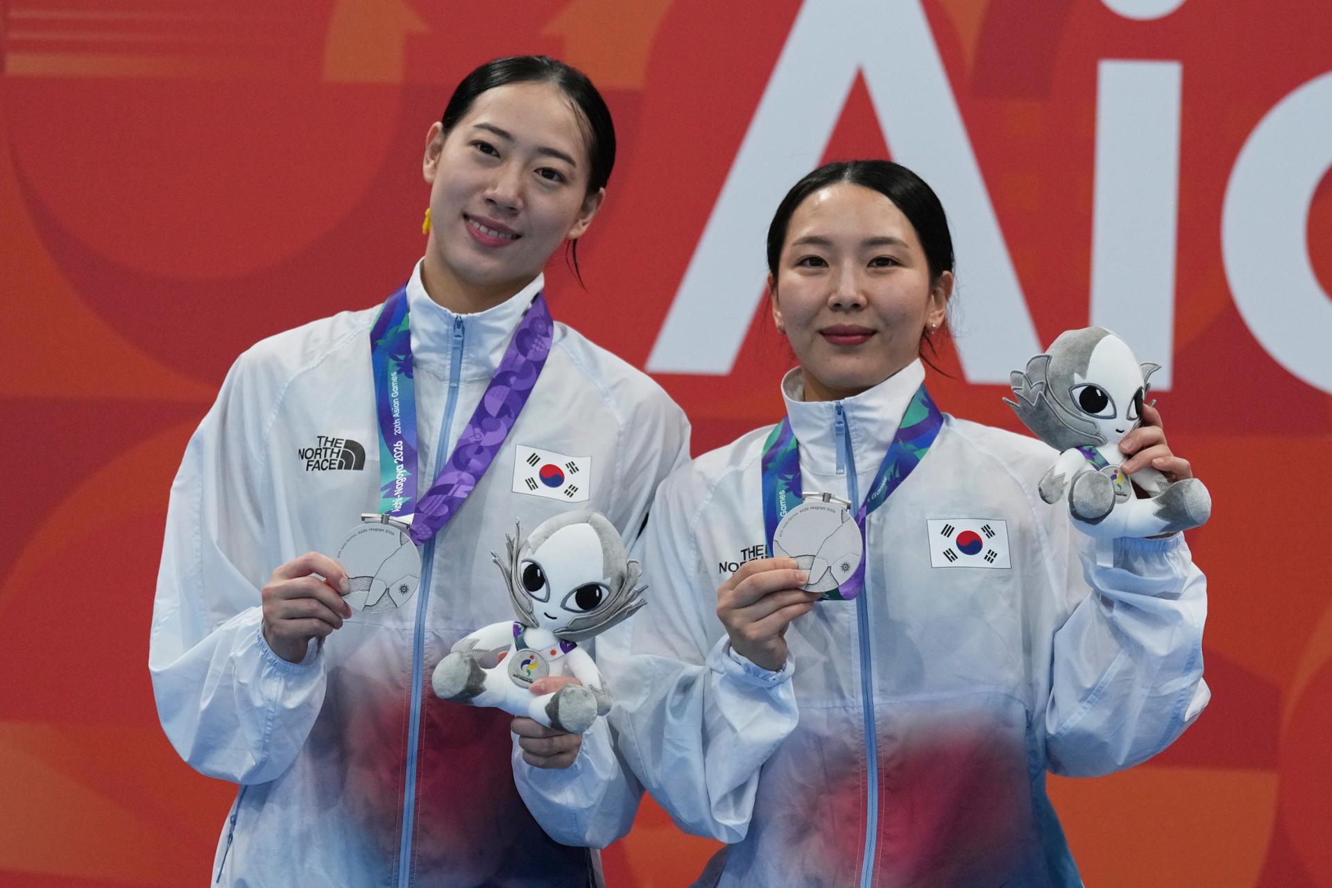 S. Coreia do Sul leva prata e bronze em provas de mergulho sincronizado