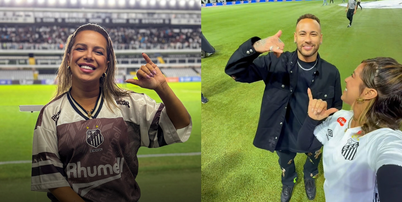 Neymar mandou apoio a torcedora do Santos que trata câncer com metástase Foto: Reprodução/Instagram