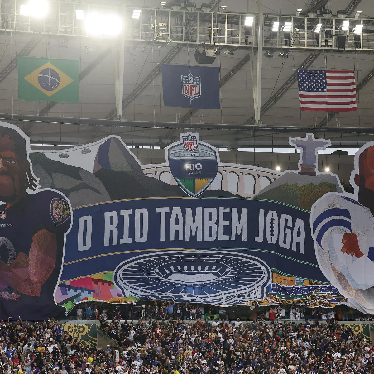 "Atmosfera incrível": estrangeiros elogiam partida da NFL no Rio de Janeiro