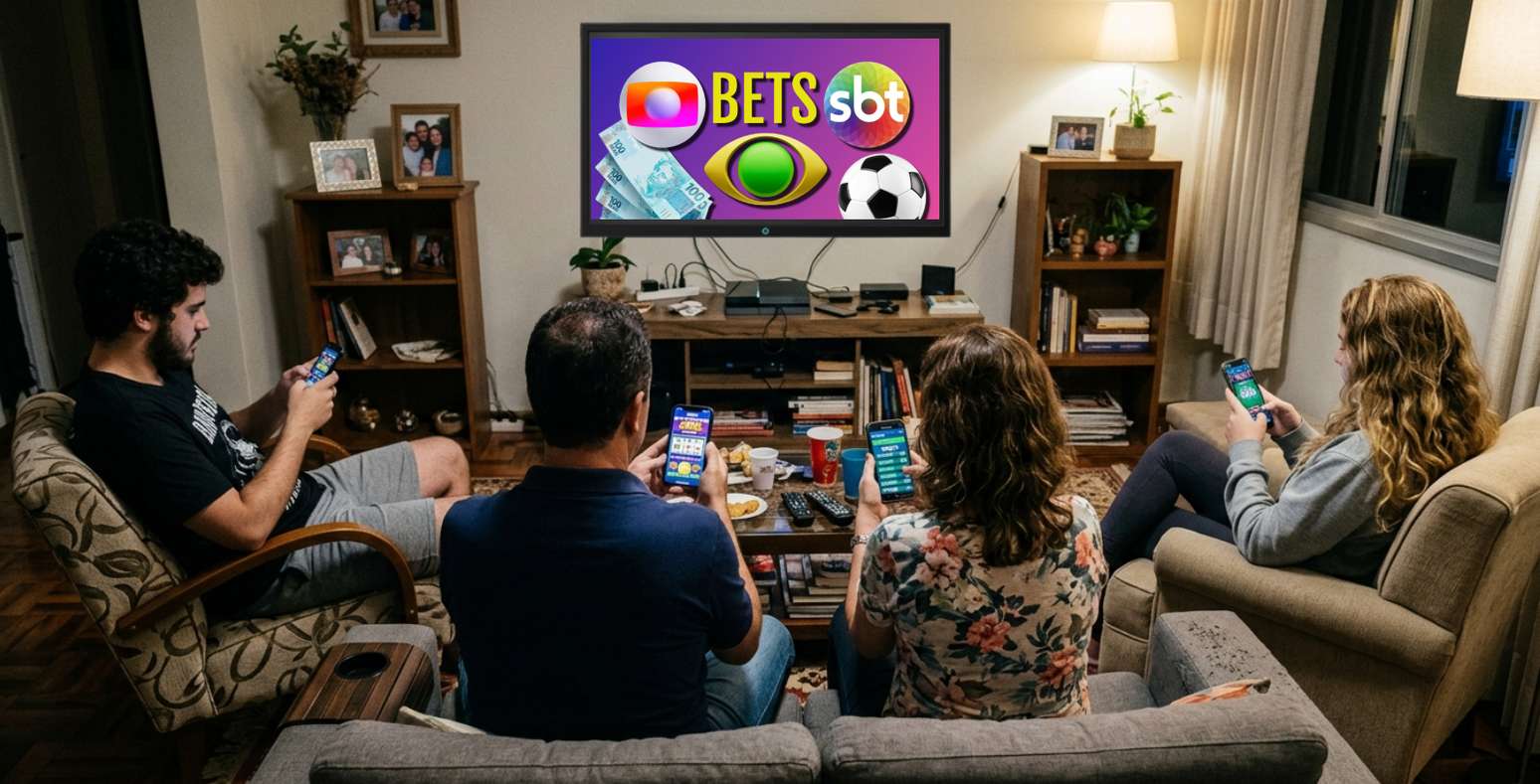 Redes de TV sofrer&atilde;o forte impacto com a perda das receitas publicit&aacute;rias das bets