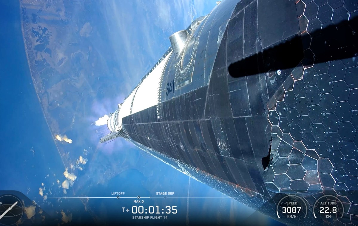 O foguete Starship da SpaceX alcançou a órbita pela primeira vez.