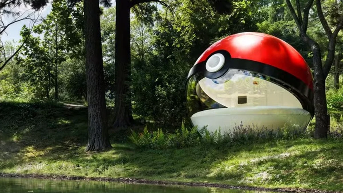 Ilha paradisíaca no Japão ganha cabana em formato de pokebola; veja