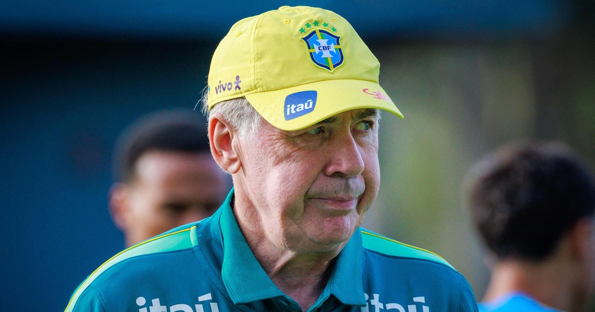 Escalação da seleção: Ancelotti deve abandonar esquema e usar Raphinha de centroavante