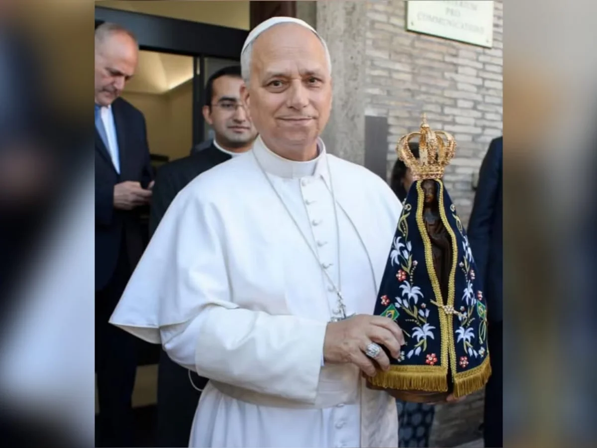 Pivô de disputa eleitoral, Nossa Senhora teve imagem abençoada por Leão XIV