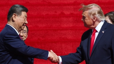 President Donald Trump and Chinese President Xi Jinping ended a three-day summit on Friday. (File Photo/AFP)