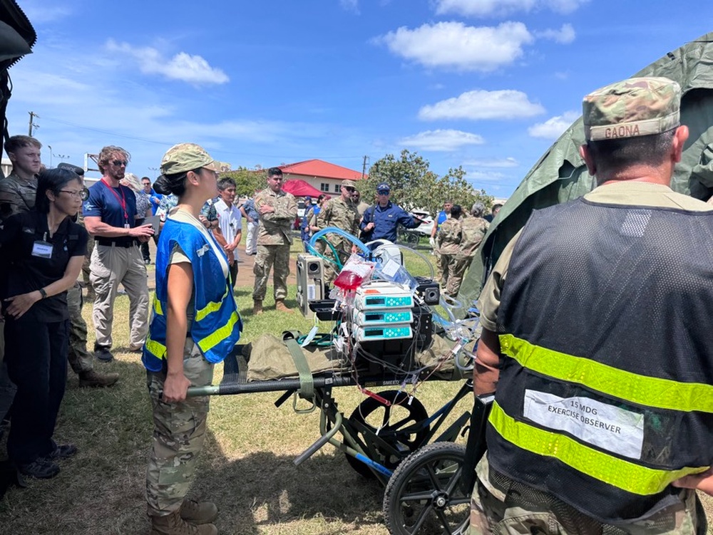 Imagem relacionada à notícia: O 15 o Grupo Médico, USTRANSCOM e Parceiros Testam as Capacidades de Evacuação Médica Crítica