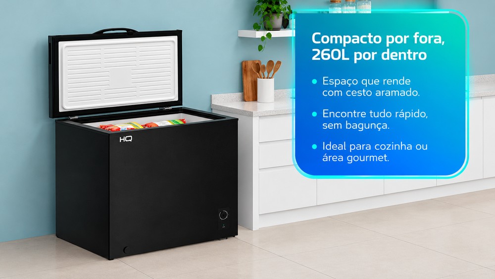 Freezer HQ — Foto: Divulgação/HQ