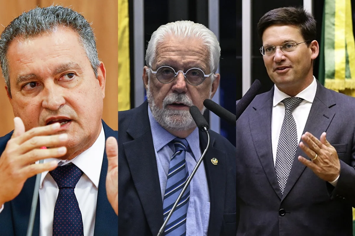 Rui Costa, Jaques Wagner e João Roma