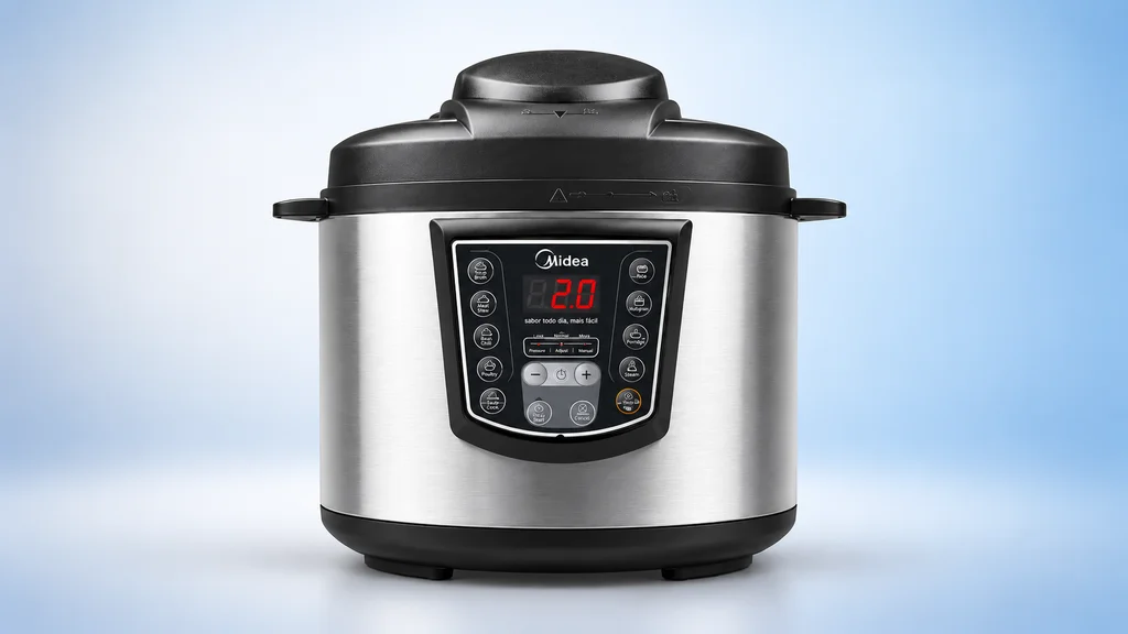 Panela de pressão elétrica Midea 6L custa só R$ 323 na Amazon