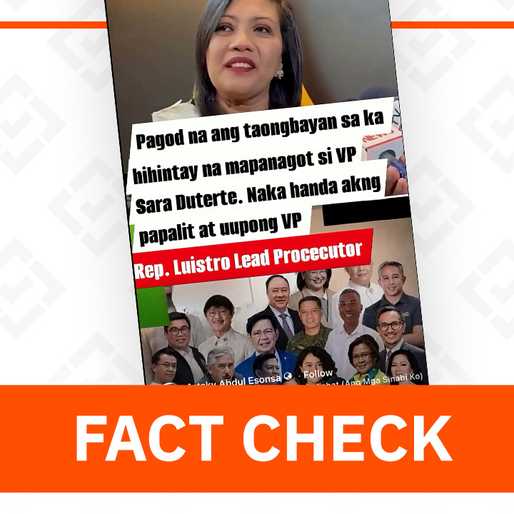 FACT CHECK: Gerville Luistro did not say she’s ready to replace Sara Duterte as VP