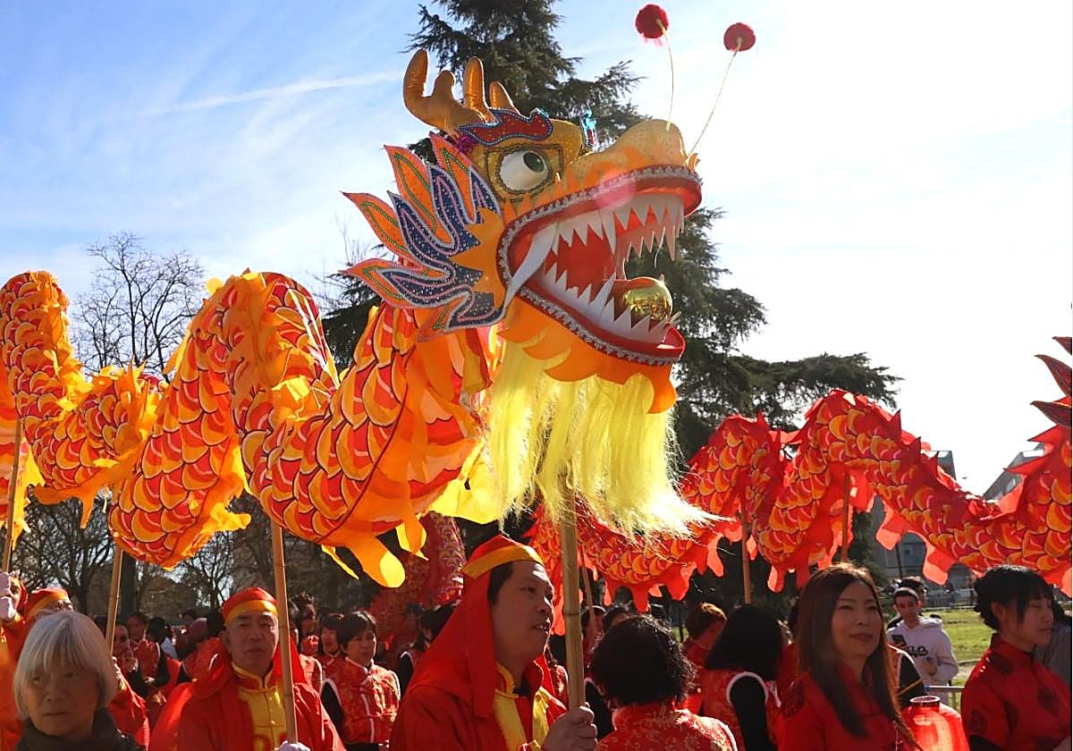 Desfile Año Nuevo Chino en Madrid.
