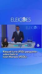 Debate PE: Raquel Lyra (PSD) pergunta sobre bets a Ivan Moraes (PSOL)