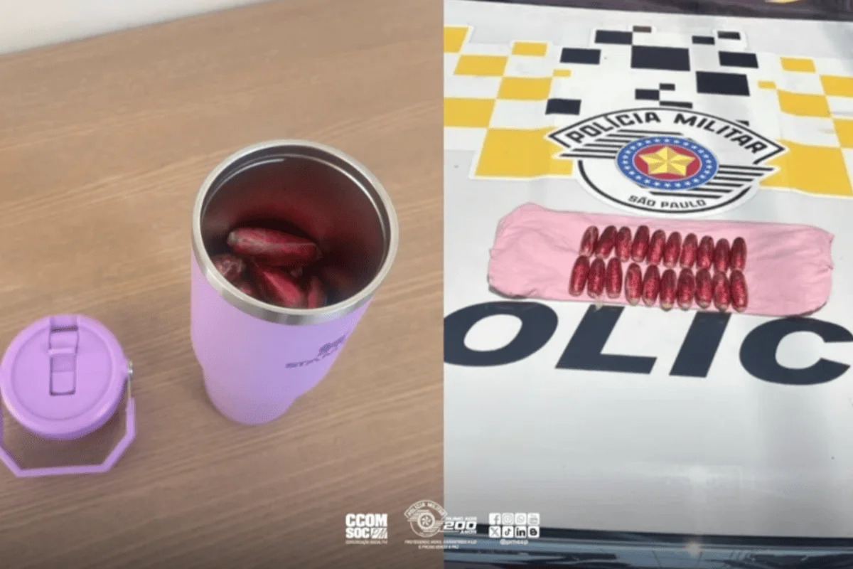 Café especial: PM prende casal traficando cocaína em garrafa térmica