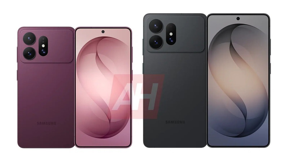 Imagens renderizadas antecipam as diferenças visuais entre os novos celulares topo de linha da Samsung — Foto: Reprodução/Android Headlines/OnLeaks