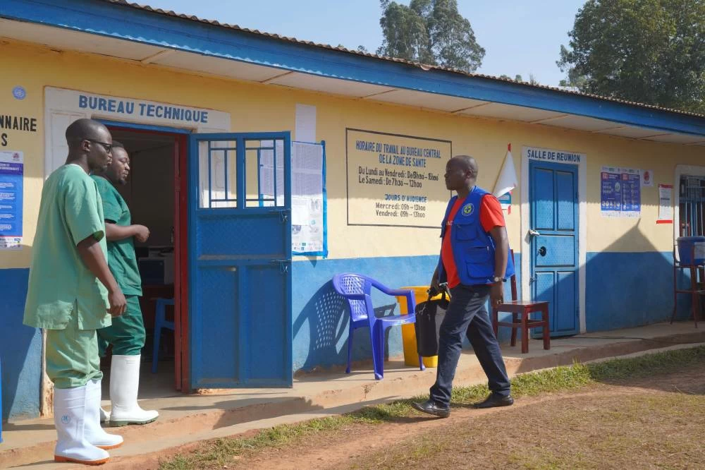 File picture of an Ebola surveillance center in eastern Congo. (AP)