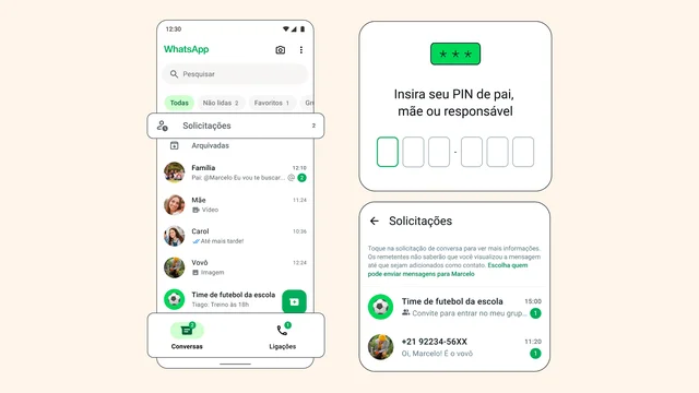 WhatsApp ganha novos controles para pais de adolescentes; veja o que muda