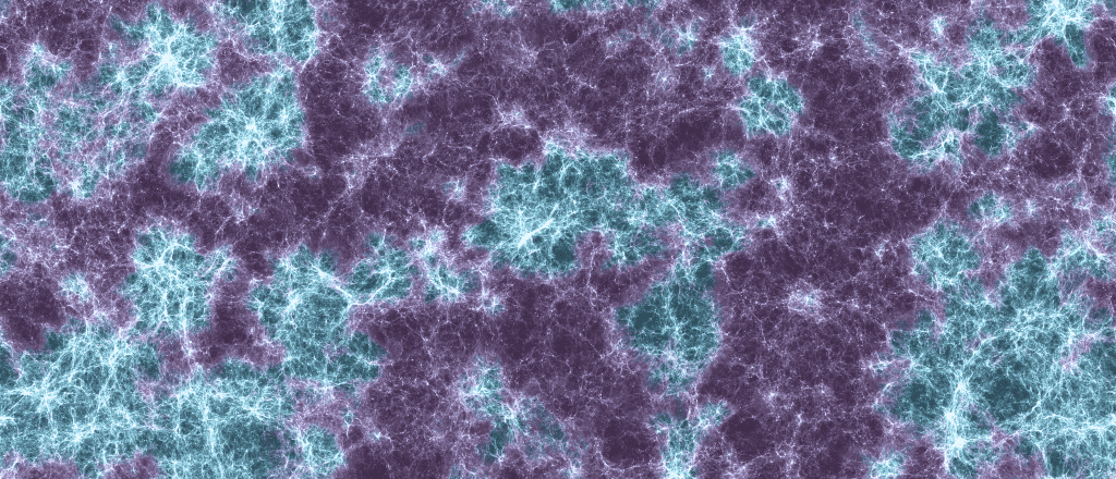 Simulação impressionante recria os primeiros bilhões de anos do Universo