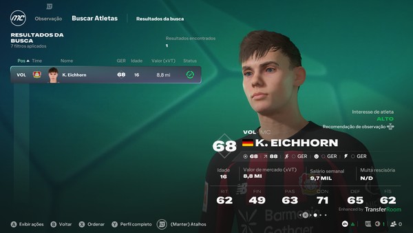 EA FC 27: 10 volantes mais promissores para contratar no Modo Carreira