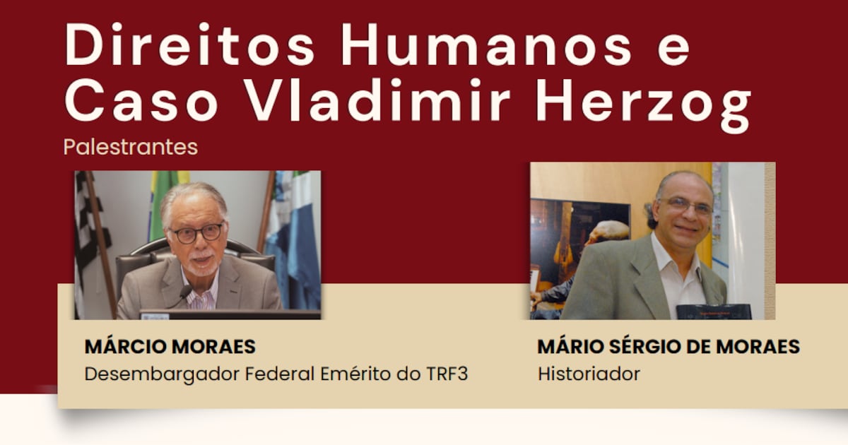 Magistrados discutem Direitos Humanos e caso Vladimir Herzog em palestra na capital paulista