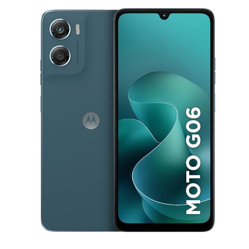 Smartphone Motorola Moto g06 - 128GB 4GB RAM + 8GB Ram Boost Azul Marinho