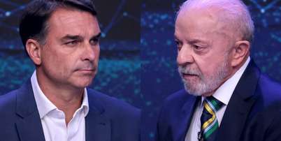Candidatos &agrave; presidencia da Rep&uacute;blica - Fl&aacute;vio Bolsonaro (PL) e Luiz Inacio Lula da Silva (PT). Fotos Werther Santana/Estad&atilde;o Foto: Werther Santana/Estad&atilde;o / Estad&atilde;o