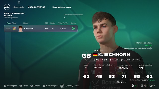 EA FC 27: 10 volantes mais promissores para contratar no Modo Carreira