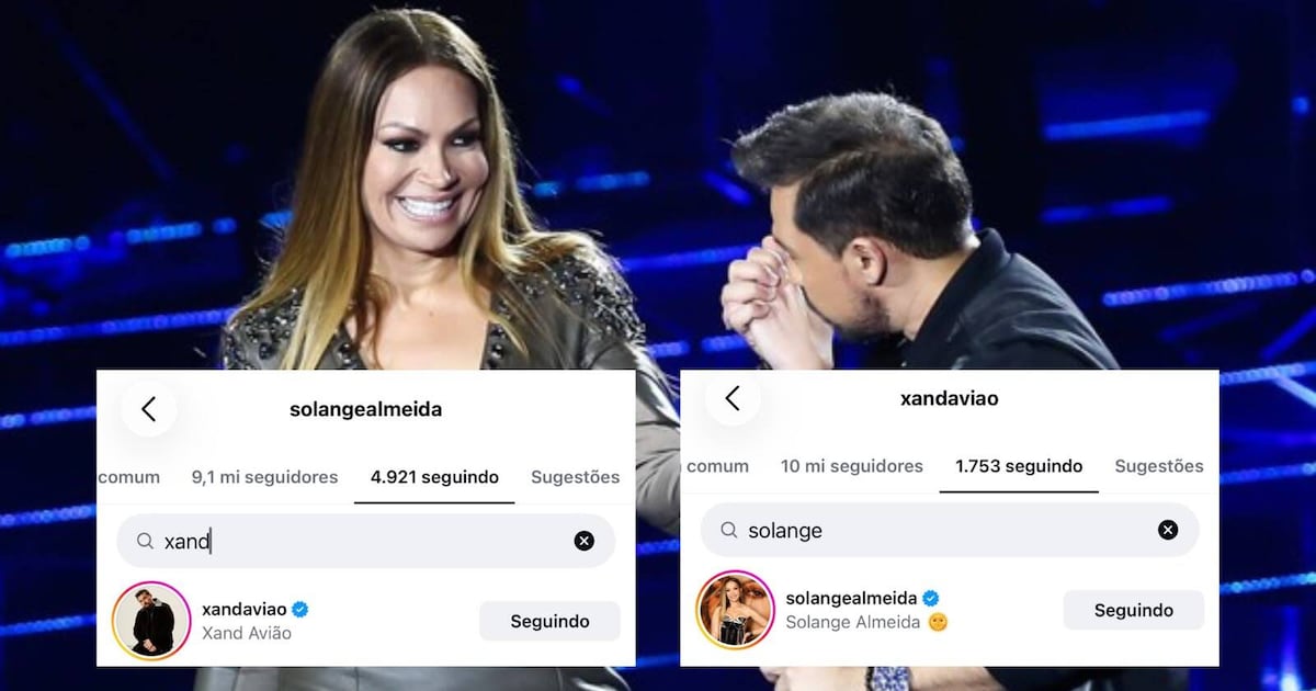 Xand Avião e Solange Almeida voltam a se seguir nas redes sociais; fãs especulam reencontro
