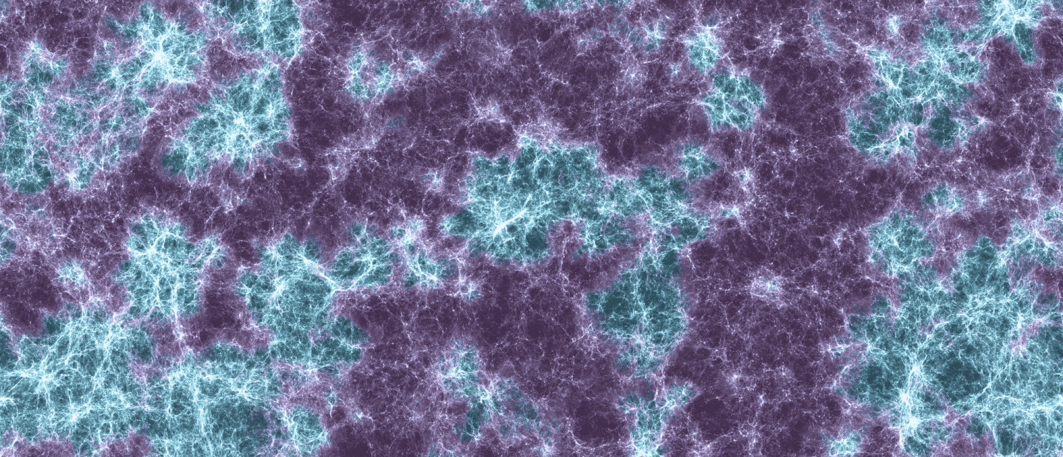 Simulação impressionante recria os primeiros bilhões de anos do Universo