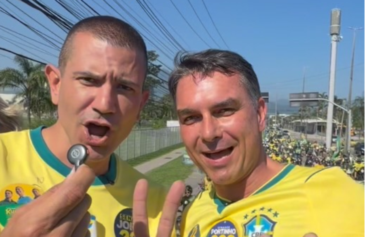 Douglas Ruas (PL) é aliado de Flávio Bolsonaro (PL) e fez campanha ao lado do candidato