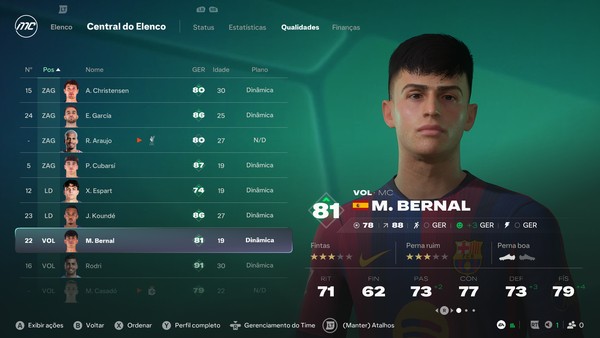 EA FC 27: 10 volantes mais promissores para contratar no Modo Carreira