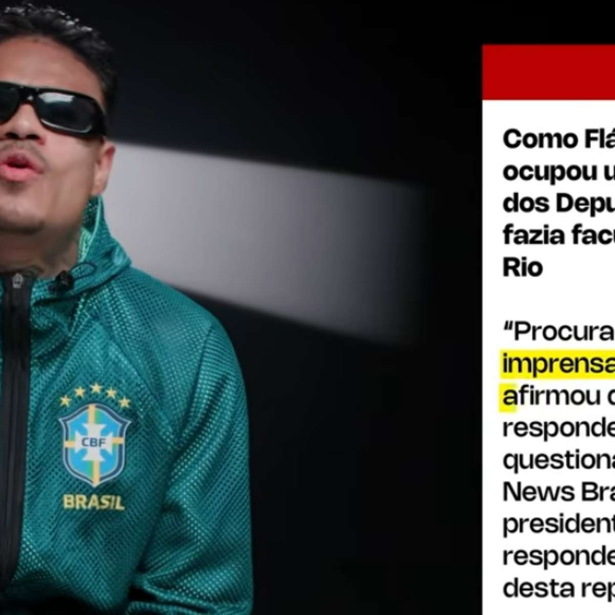 Meta derruba em menos de 1h episódio do Revelando em que MC Cabelinho expõe Flávio Bolsonaro